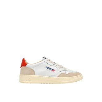 Autry Medalist Low - Heren - Sneakers - Wit - 45 EU - Katoen - Schoenen