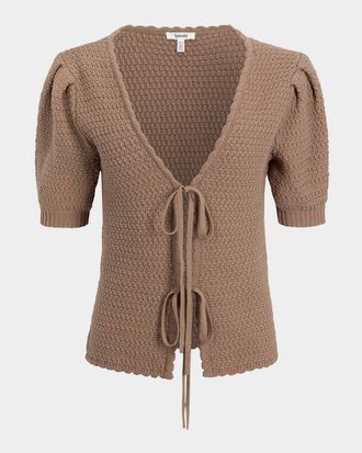 Splendid Beverley Tie-Front Sweater