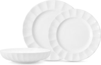 Fortessa Bloom Bone China 12Pc Dinnerware Set (Service For 4)