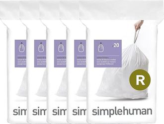 Simplehuman Code R Custom Fit Liners with Quick Dispense Packs in 100 Liners at Nordstrom, Size Refill
