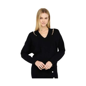 Liu Jo Mujer, Jerseys, Negro, Talla: M