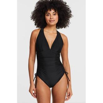 Beachwaver Co. corrigerend badpak met beugel zwart