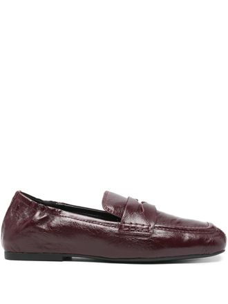 Ash leather loafers - Red