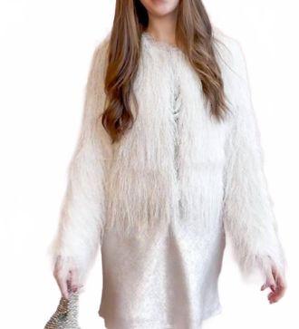 Sadie & Sage Angel Wings Jacket In White