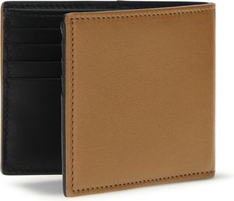 Valentino Garavani Mens Viva Superstar Wallet Nero-Spice Calf Leather Bos Taurus Nero/spice
