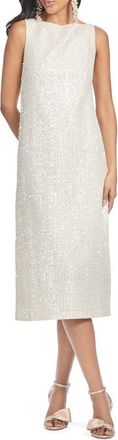 Sachin & Babi Eden Sequin Midi Dress in Moonlight at Nordstrom, Size 2