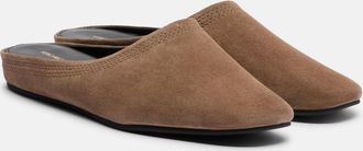 Veronica Beard Narcisa suede mules