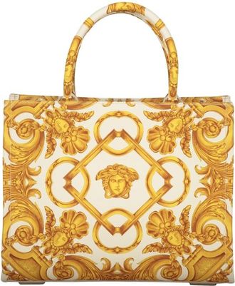 Versace Canvas Tote Bag