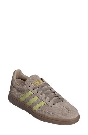 adidas Handball Spezial Sneaker in Khaki/Frozen Yellow/Clay at Nordstrom, Size 11.5