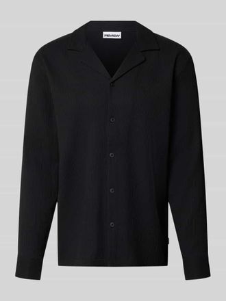 Review Regular Fit Langarmhemd in Plissee-Optik in Black, Gr&ouml;&szlig;e XXL