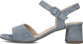 Peter Kaiser Schoenen, Dames, Blauw, 38 1/2 EU, Su&egrave;de, Blauwe Sandalen met Blokhak