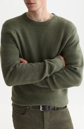 Scotch & Soda Soft Knit Crewneck Sweater in Forest Night at Nordstrom, Size X-Large