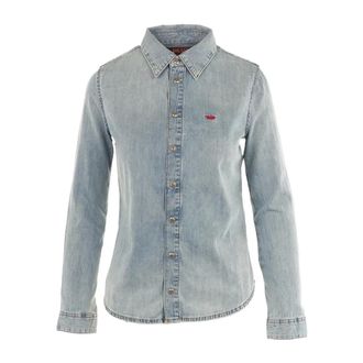 Diesel Denim Shirts, female, Blue, Size: S De-eazy Shirt