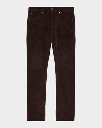7 For All Mankind Men & apos;s Straight-Leg Corduroy Five-Pocket Pants
