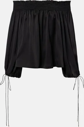 Chlo&eacute; Chlo&eacute; Off-shoulder silk satin top