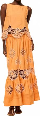 Misa Ayana Skirt In Apricot