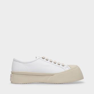 Marni Sneakers Laced Up Pablo - Marni - Leer - Lelieblank
