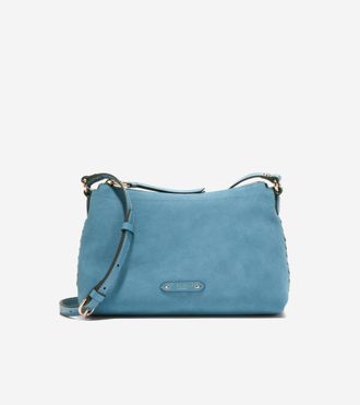 Cole Haan Womens Isabella Crossbody Bag - Medium Blue