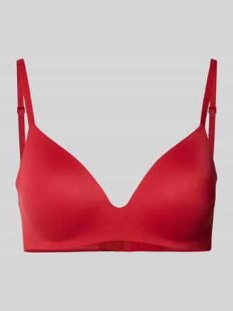 Calvin Klein Underwear B&uuml;gelloser T-Shirt-BH mit Hakenverschluss in Rot, Gr&ouml;&szlig;e 85C