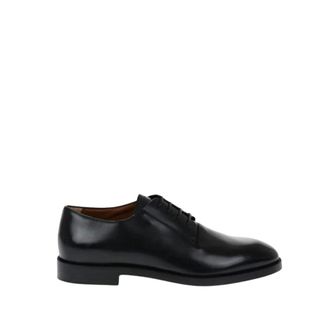 Ermenegildo Zegna Schoenen, Heren, Zwart, 42 EU, Leer, Torino Derby Schoenen