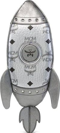 MCM Aren Rocket Crossbody in Visetos in Silver at Nordstrom
