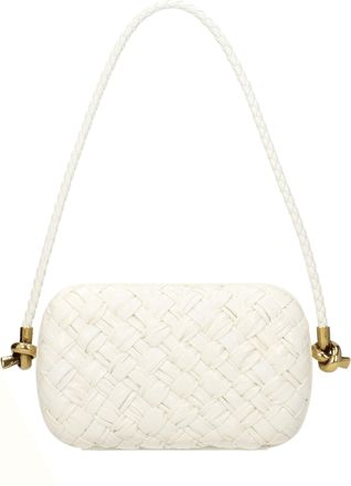 Bottega Veneta Borse a Spalla Knot Donna Pelle Bianco/Osso