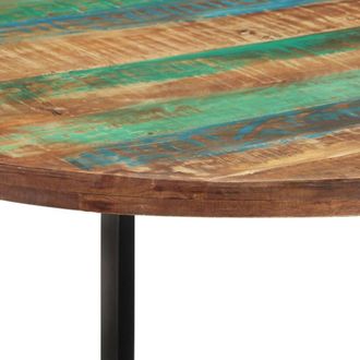 Berkfield Home Green Dining Table 110x75 cm Solid Wood Reclaimed