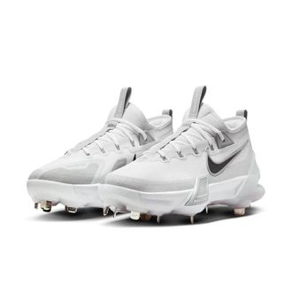 Nike Force Zoom TroutElite FB2906-100 White Baseball Cleats RHS8085