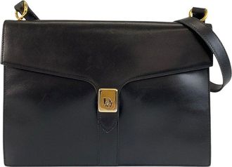 Dior Black Calfskin Shoulder Bag (Authentic Pre-Loved)