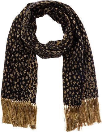 Valentino Dnu Pack Valentino Wool & Cashmere-Blend Scarf