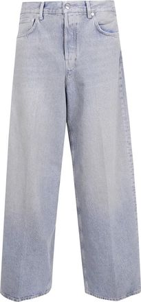 Haikure Wide Jeans - Heren - Loose Fit Jeans - Blauw - W30 - Jeans