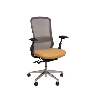 Koketto Home Silla de escritorio giratoria en mostaza