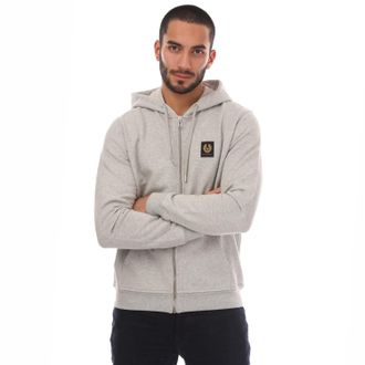 Belstaff Heren Belstaff Full Zip Hoodie in Zilver