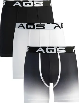AQS Dnu Aqs Pack Of 3 Ombre Boxer/Trunks