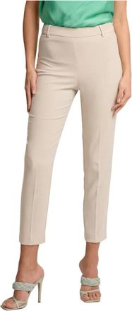 Kocca Broeken, Dames, Beige, L, Stijlvolle heldere slim fit broek