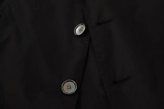 Dolce & Gabbana Mens Black Single Breasted Taormina Blazer Cotton Clothing