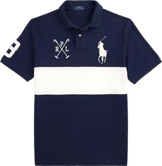 Polo Ralph Lauren Polo in cotone con ricamo logo - Blu
