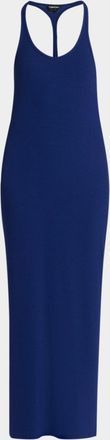 Tom Ford Ribbed Knit Racerback Midi Tank Dress