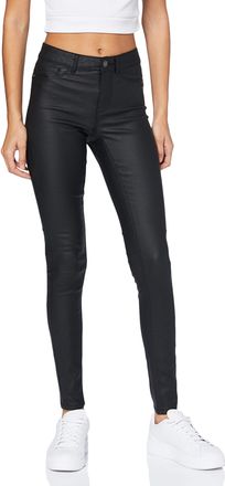 Pieces Womens PCSHAPE-UP PARO SKN MW Coated/NOOS BC Leggings, Black, M