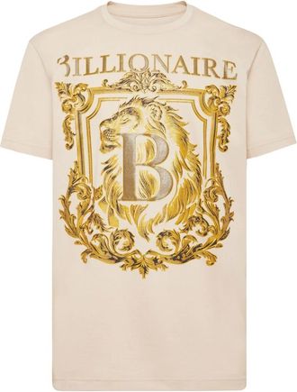 Billionaire Boys Club T-Shirt Ronde Hals Lion - Heren - T-shirts - Beige - M - Katoen - Tops