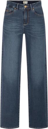 Seductive Meron Denim Stijlvolle Mode Jeans - Dames - Regular Fit Jeans - Blauw - L - Denim - Jeans