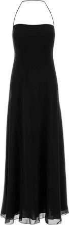 The Row Dames, Jurken, Zwart, Maat: 2XS Zijde