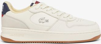 Lacoste Mens L001 Set Trainers in Off White Leather - Size UK 11