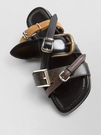 Acne Studios leather flat mules