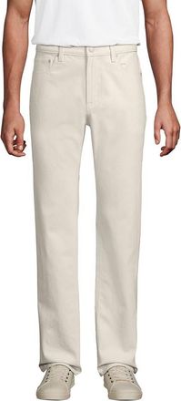 Lands End Stretch Classic Fit Jean in Undyed Natural at Nordstrom, Size 40 X 32