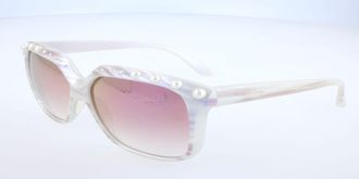 Italia Independent II 0919 001.GLS Womens Sunglasses White Size 57