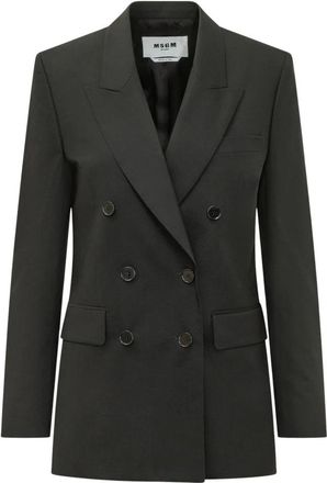 Msgm Mujer, Chaquetas, Negro, Talla: XS