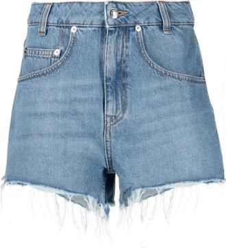 Iro Shorts - Dames - Denim shorts - Blauw - W26 - Katoen - Korte Broeken