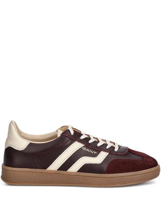 GANT Cuzmo leren sneakers - Bruin