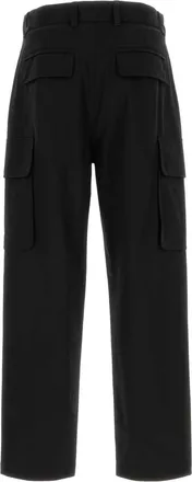 Givenchy Mens Black Cotton Cargo Pant